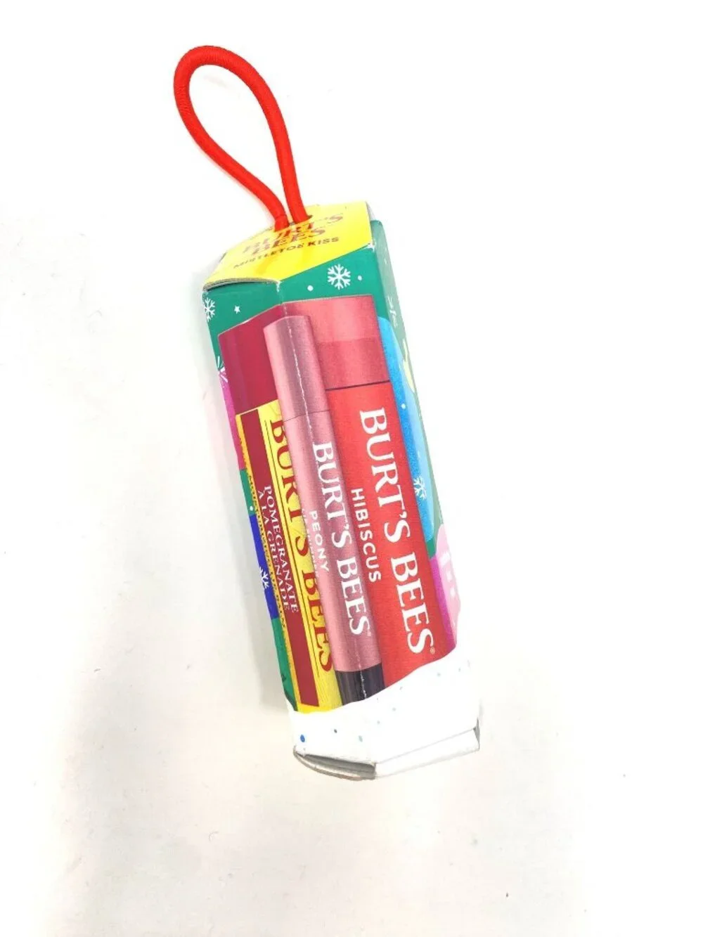 Burt's Bees Holiday Limited Edition Mistletoe Kiss Lip Balm Gift Set 3pc